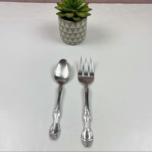 Rebacraft Stainless Silver Fork And Spoon